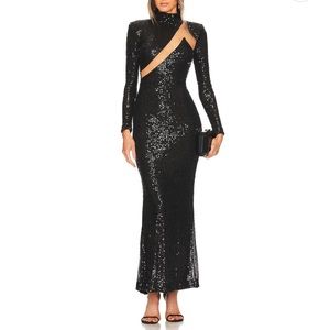Michael Costello Revolve sequin dress